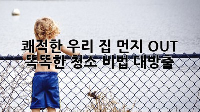 쾌적한 우리 집🏡 먼지 OUT! 똑똑한 청소 비법 대방출✨