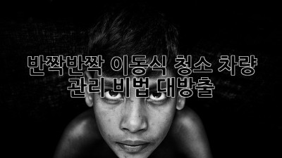 반짝반짝✨ 이동식 청소 차량 관리 비법 대방출! 🚗💨